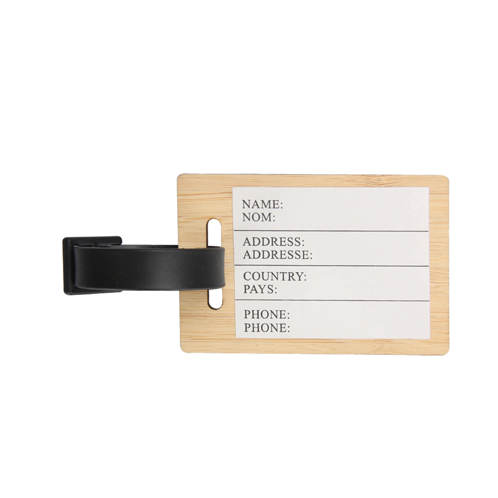 Bamboo Luggage Tag PM-5504